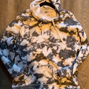 Hollister tye dye hooded sweater